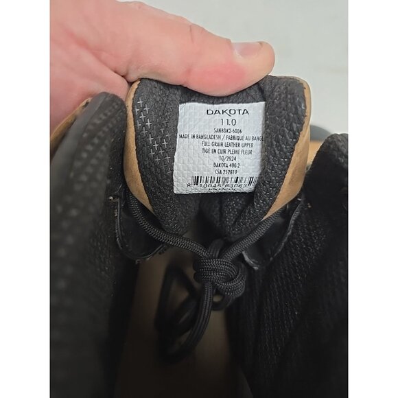 Dakota Men's 6” 6006 Quad Comfort Steel Toe Fresh Tech Work Boots Tan Size 11M - Picture 4 of 8